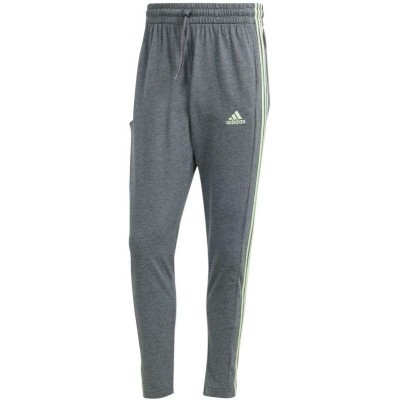 adidas Essentials Single Jersey Tapered Open Hem 3-Stripes M IS1367 pants