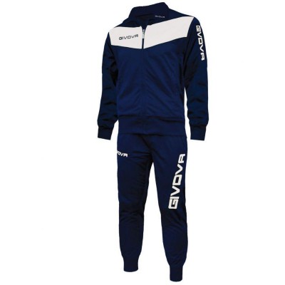Tracksuit Givova Visa navy blue white 0403