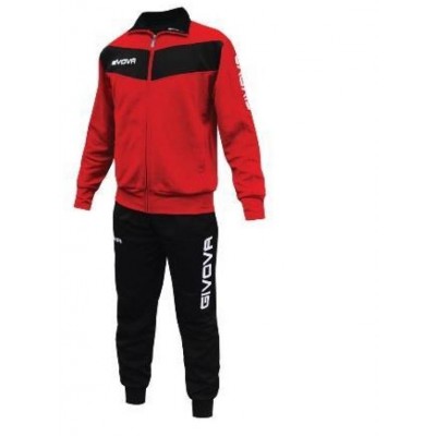 Tracksuit Givova Tuta Visa TR018 1210 red/black