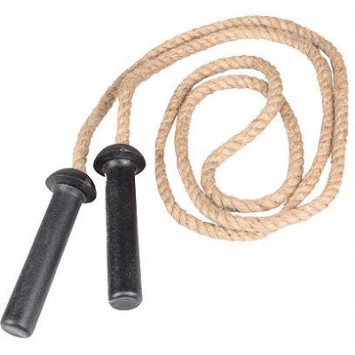 Jute rope jutové švihadlo, plastové ručky