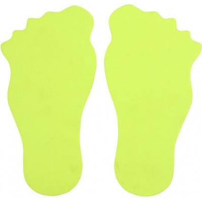 Feet značka na podlahu žlutá