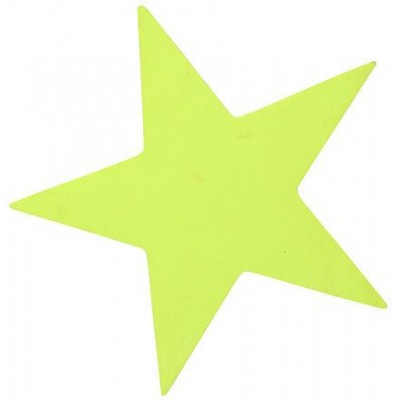Star značka na podlahu žlutá varianta 41509