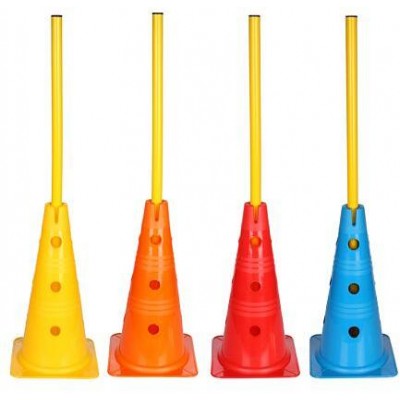 Vario kužel s otvory žlutá 38 cm