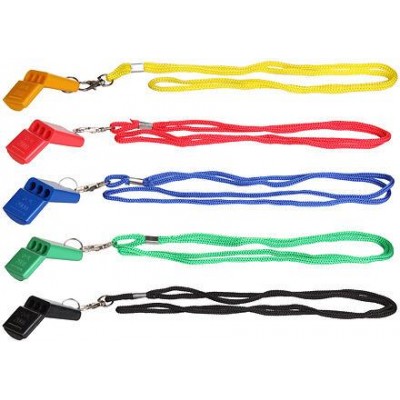 Whistle Colored 012 plastová píšťalka se šnůrkou varianta 29696
