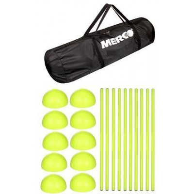 Neon Dribbling 80 sada 10 slalomových tyčí